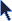 Blue outline arrow