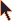 Orange outline arrow